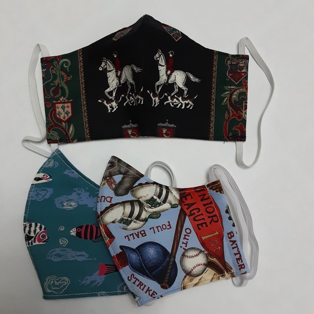 3 Boy Youth Face Covering, Face Mask